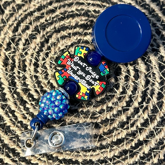Autism Awareness Badge Reel - Picture 1 of 1